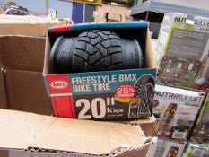 a Box of 2x Bell free style replacement BMX Tyres, new, please note these are picked at random and