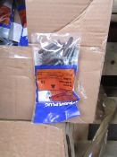 5x Packs of 12 Rawl Plug brown brickwork fixings, new and packaged.