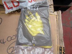 12x Pairs of Yellow rubber gloves, new