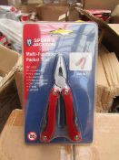 Spear and Jackson multi-functional pocket tool, new and packaged.