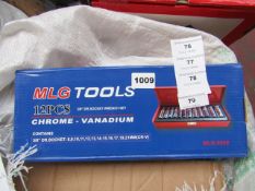 MLG Tools 12 Piece Socket set in carry case