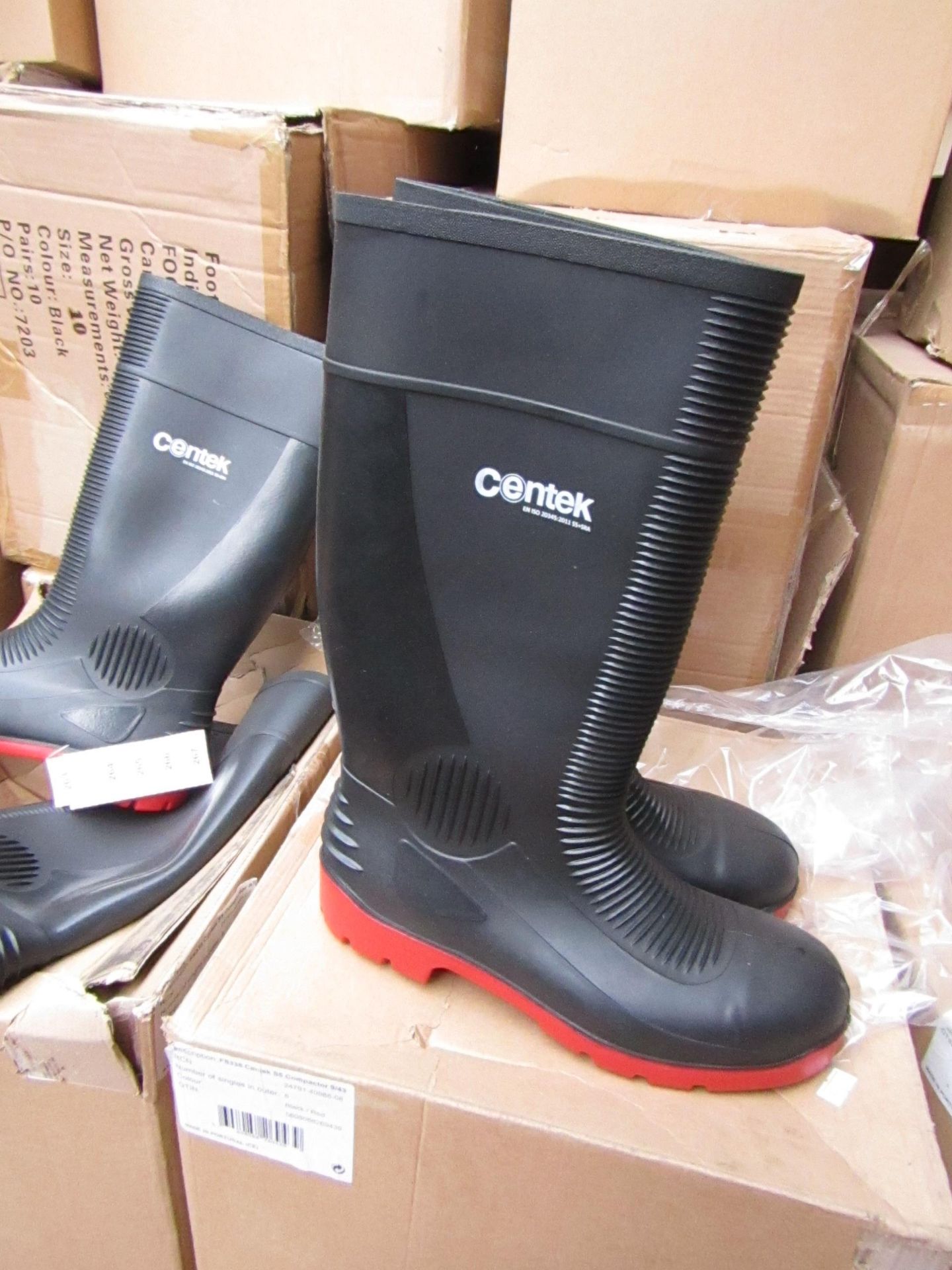 Centex S55 Comnpactor Steel Toe Cap Wellies size 9, new