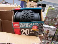 a Box of 2x Bell free style replacement BMX Tyres, new, please note these are picked at random and
