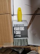 4x 100mm fence and Shed Brushes, new