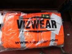 Vioz Wear Orange Hi Viz Fleece jackets, new 3XL