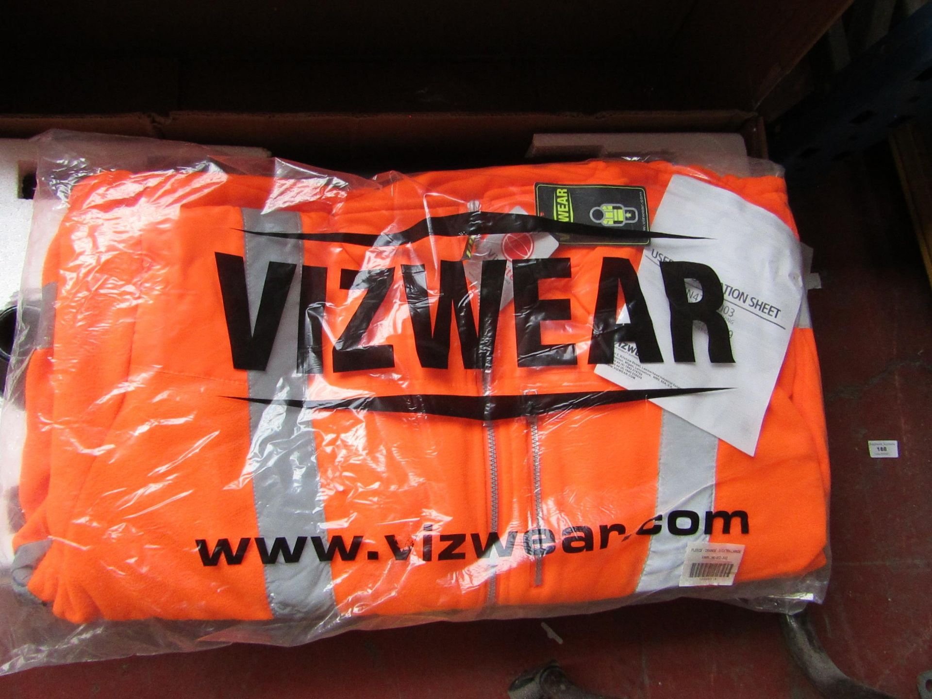 Vioz Wear Orange Hi Viz Fleece jackets, new 3XL