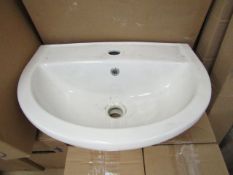 Lecico - Rimini 500mm 1TH Basin - New and Boxed.