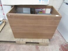 Ideal 2 drawer 800mm vanity Unit, no box.