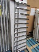 Carisa Nero Chrome 500x1600 radiator, with box, RRP £438, please read lot 0.