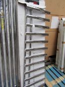 Carisa Nero Chrome 500x1600 radiator, with box, RRP £438, please read lot 0.