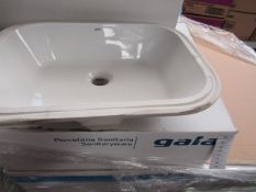 Gala Flex Under counter mounted sink, new and boxed