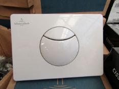 Villeroy and Boch flush plate, new and boxed.