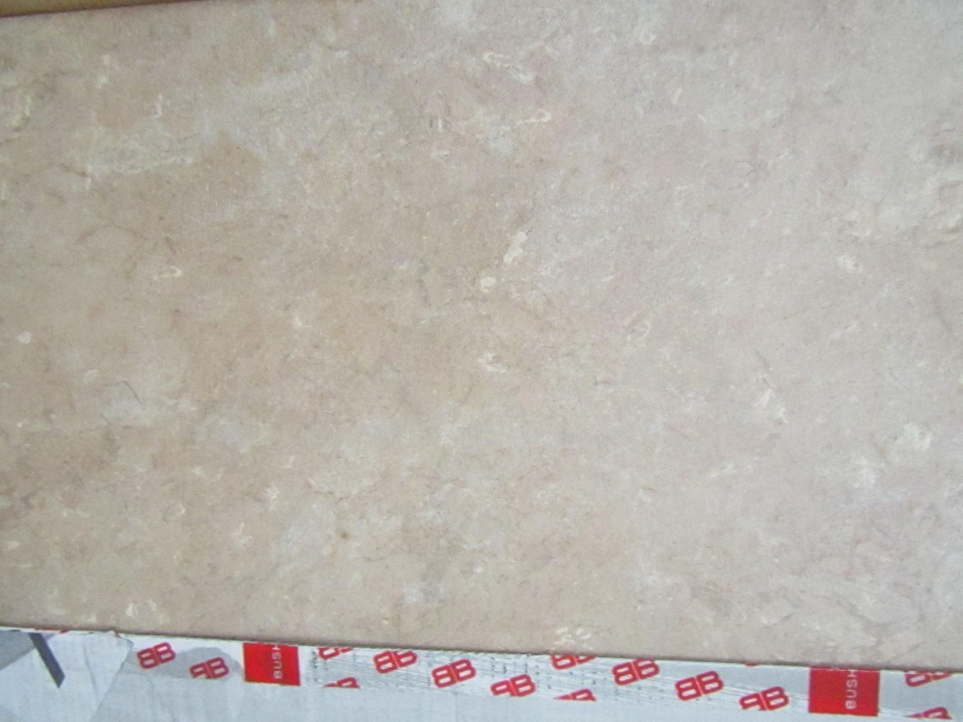 Nuance Travertine Honed effect bathroom wall panel, 2420x580x11mm, new