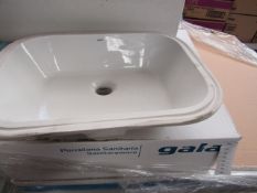 Gala Flex Under counter mounted sink, new and boxed