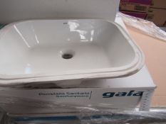 Gala Flex Under counter mounted sink, new and boxed