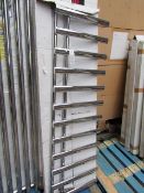 Carisa Nero Chrome 500x1600 radiator, with box, RRP £438, please read lot 0.