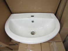 Lecico - Rimini 500mm 1TH Basin - New and Boxed.