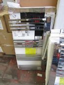 Carisa Gradient Chrome 500x1000 radiator, with box, RRP £406, please read lot 0.