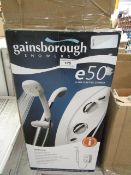 Gainsborough e50 8.5kW electric shower, new and boxed