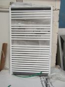 Tissino Hugo series 2 Chunky 1212x750mm White towel radiator, new and boxed.