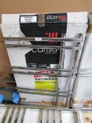 Carisa Tanya Chrome 500x800 radiator, with box, RRP £384, please read lot 0.