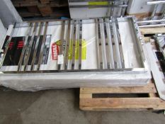 Carisa Frame Chrome 500x1050 radiator, with box, RRP £401, please read lot 0.