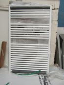 Tissino Hugo series 2 Chunky 1212x750mm White towel radiator, new and boxed.