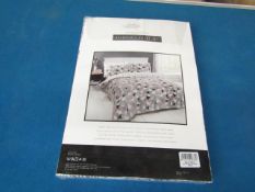 Sanctuary Bailey Multi Coloured Duvet Set Double, includes duvet cover and 2 matching pillow