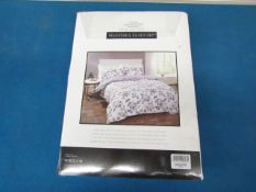 Box of 7x Sanctuary Bailey Multi Coloured Duvet Set Kingsize, includes duvet cover nad 2 matching