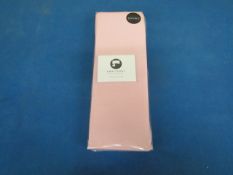 Sanctuary Fitted Sheet With Deep Box Blush Double 100 % Cotton RRP £20 new & Packaged