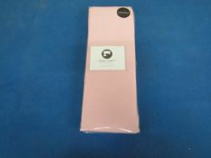 Sanctuary Fitted Sheet With Deep Box Blush Double 100 % Cotton RRP £20 new & Packaged