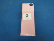 Sanctuary Fitted Sheet With Deep Box Blush Double 100 % Cotton RRP £20 new & Packaged