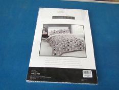 Box of 8x Sanctuary Bailey Multi Coloured Duvet Set Double, includes duvet cover and 2 matching