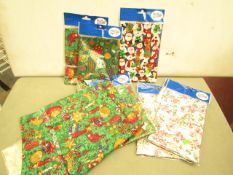 8 x PinFlair Xmas Collectioin packs of approx 1m x 50cm Materials new