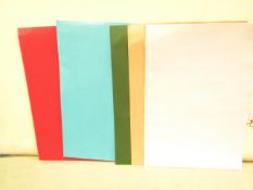 Approx 1919x various craft paper, new and boxed. See image for colours