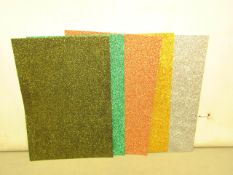 approx 143 Sheets A4 various colours Pearl Gloss Craft Papers new