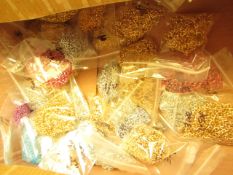 Approx 32x packs of 3m various chain craft accessories, new and packaged.
