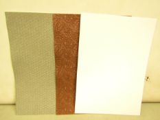 approx 132 Sheets A4 various colours Pearl Gloss Craft Papers new