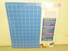 2 x Darice Crafter Tool Box Crafters Work Pads 13" x13" new