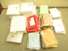 Approx 56x packs of various stationary paper, new.