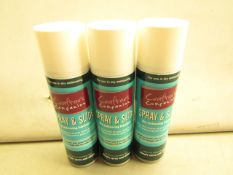 3 x Crafters Companion 250ml Spray & Slide Dry Embossing Lubricants RRP £6.99 each new