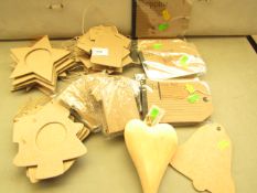 approx 55 various items being various Card Hanging Tags etc new see image