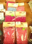 7 x packs Celebration & Craft Table Sprinkles various colours RRP £5.45 each new see image