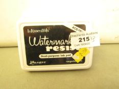 3 x Inkssentials Watermark Resist Dual-purposeInk Pads RRP £2.75 each new & sealed