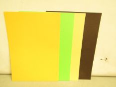 a;pprox 280 Sheets of A4 Pearl Card various colours new