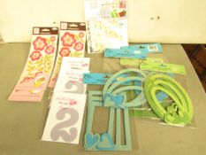 12 x various Craft Accessories packs new see image