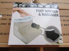 Foot Warmer and Massager - All New and Boxed.