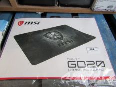 MSI -Agilty GD20 Gaming Mouse Pad - Packaged & Boxed.