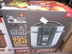 | 1X | PRESSURE KING PRO 20 IN 1 DIGITAL PRESSURE AND MULTI COOKER | REFURBISHED AND BOXED | NO