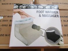 Foot Warmer and Massager - All New and Boxed.